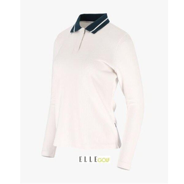 23 女性冬 袖ポイント 長袖Tシャツ 6J85201-100_BP