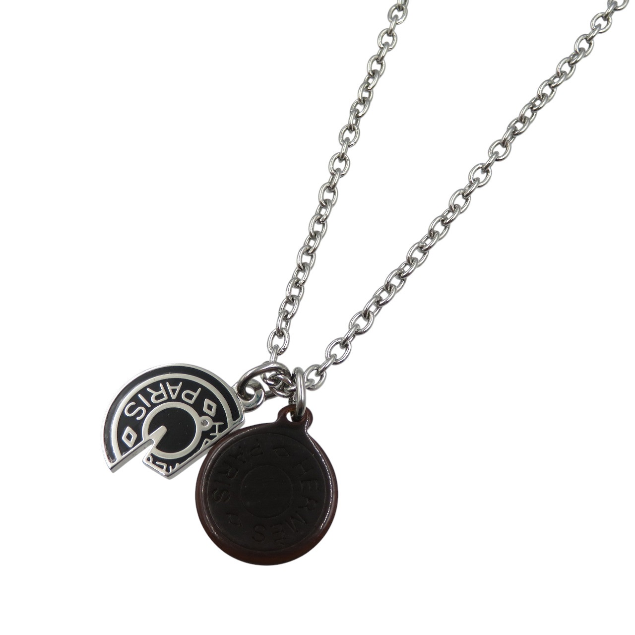 美品 カルーゼル ネックレス メタル/バッファローホーン/メタル シルバー 0620【中古】 レディース