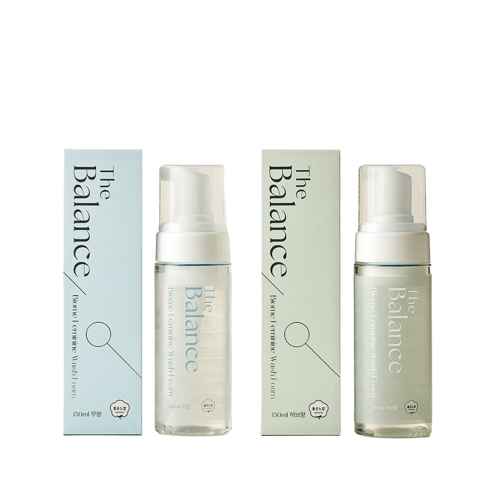 いい感じ ザ·バランス 女性ウォッシュ フォーム ハーブの香り 150ml X 2EA / 外陰部洗浄剤