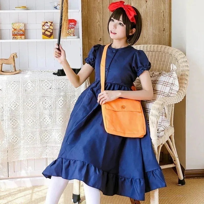 高評価!超人気 ハロウィン 魔女 コス 衣装 宅急便 ステージ コスプレ キキ 衣装 衣装 魔女 ドレス スーツ