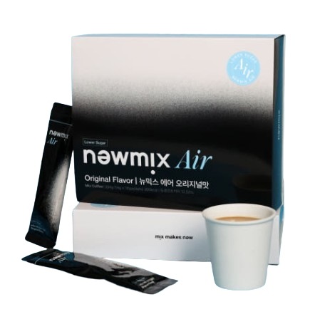 韓国のコーヒーBESニューミックスエアオリジナル味（16個入り） newmix Air original flavor 低糖ミックスコーヒー 韓国コーヒー