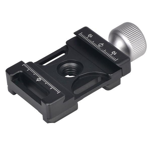 Leofoto(レオフォト) DC-38Q クイックリリースクランプ［プレートBPL-50付属ノブタイプアルカスイス互換］