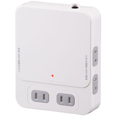 他サイト： HS-TK6TV1-W [拡張コンセント TVボードバック用 6個口]の商品画像