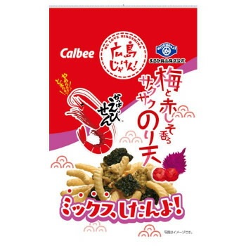 まるか食品　かっぱえびせん　梅しそのり天ミックス　26g（10x6）