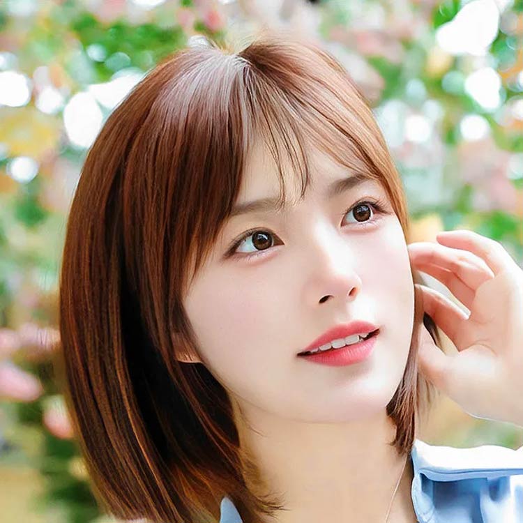 ウィッグ ショート ボブ 人毛 30cm かつら フルウィッグ レディース セミショート 女性 自然 セミショートヘア 大人 小顔 黒髪 ブラウン かつら レディース コスプレ 薄毛 増毛 つけ毛 白