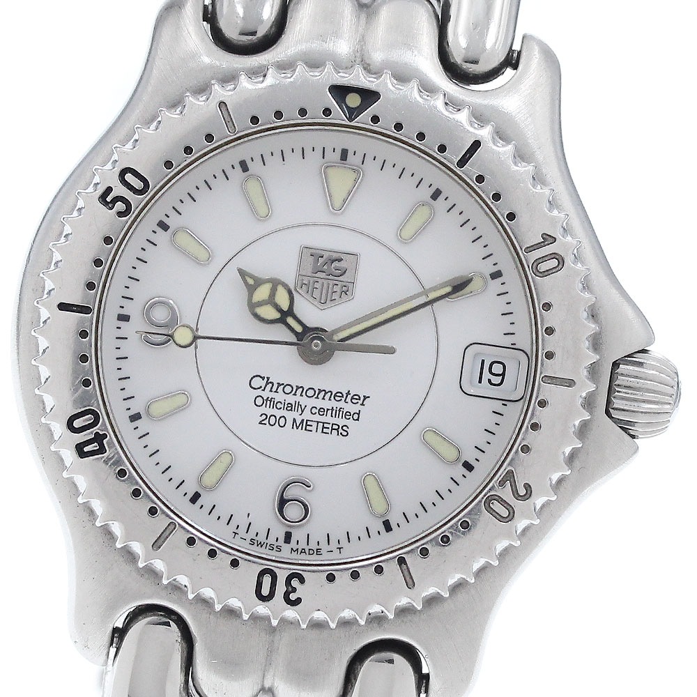 タグホイヤー TAG HEUER WG5213-P0 セル デイト クロノメーター クォーツ ボーイズ _939228【中古】