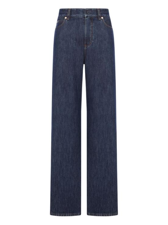 FENDI Women Denim Pants FLP882 AW82F1UKI Blue
