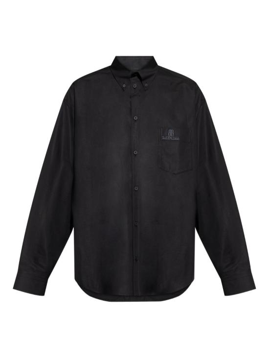 BALENCIAGA Men Shirts 839219 TRM281000 Black