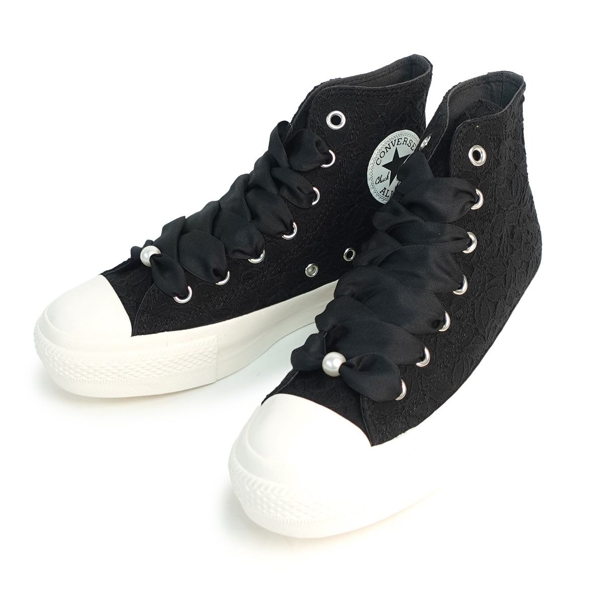 スニーカー ローカット 厚底 レディース オールスター PLTS レース HI ブラック ALL STAR PLTS LACE HI