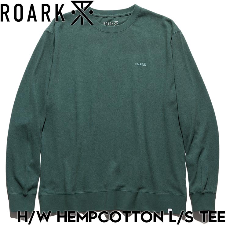 ロングスリーブTEE ロンT ROARK ロアーク H/W HEMPCOTTON L/S TEE RLTJH1100-SAG 日本代理店正規品
