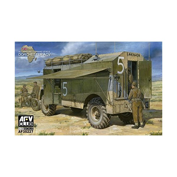AEC [Dorchester] Armor conduct car (Plastic model) 並行輸入品