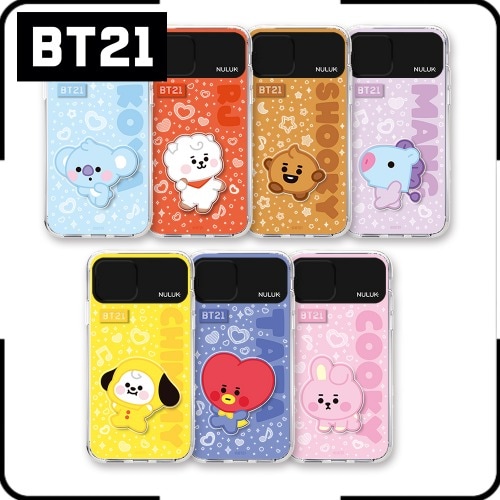 BT21 NEW BABY ライティングケース キラキラ光る カップル キャラクター スマホ