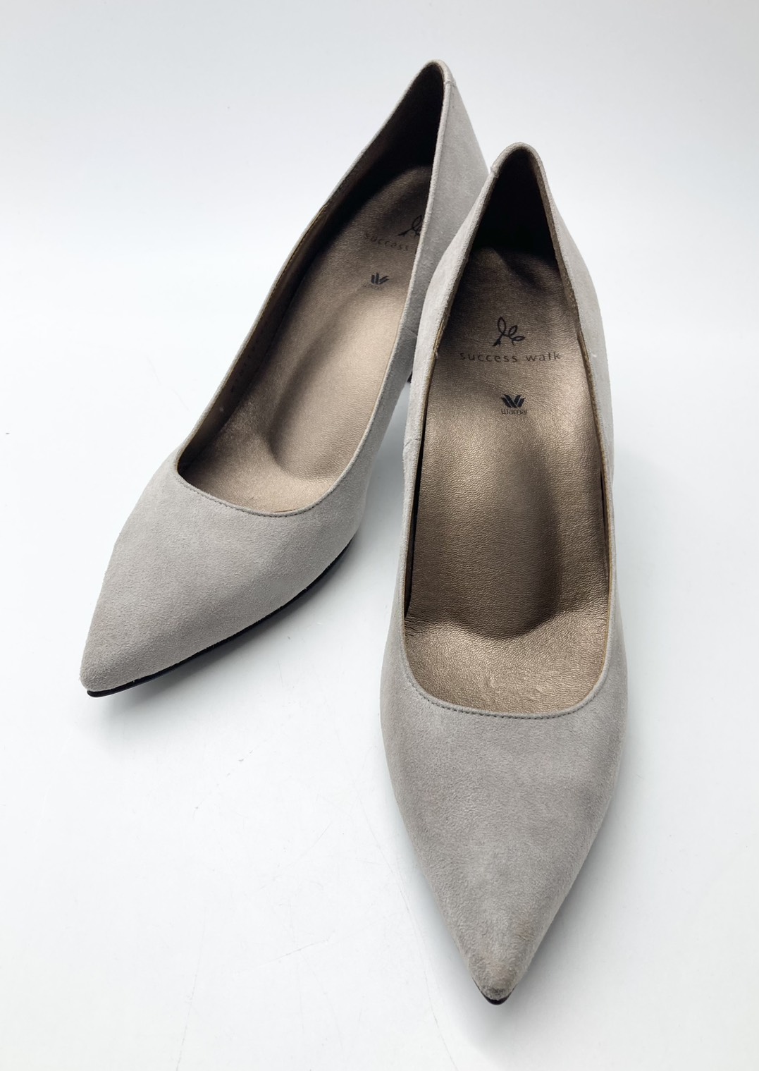 未使用展示品　SUCCESS　WALK　WIN110　E　GY　サクセスウォーク　パンプス　24.5ｃｍ