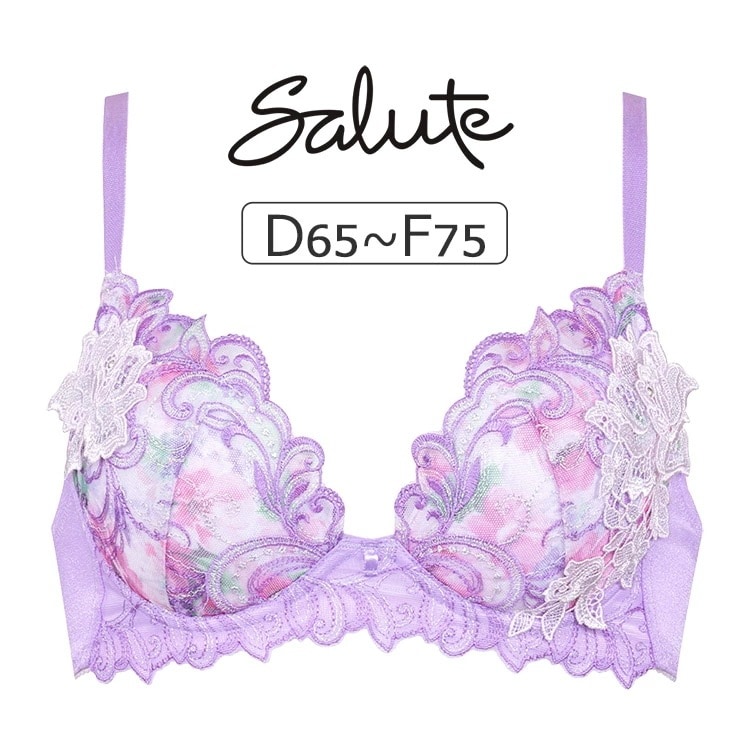 ワコール サルート 07G VIVA LINE ブラジャー単品 DEFカップ アンダー65/70/75cm BTJ407