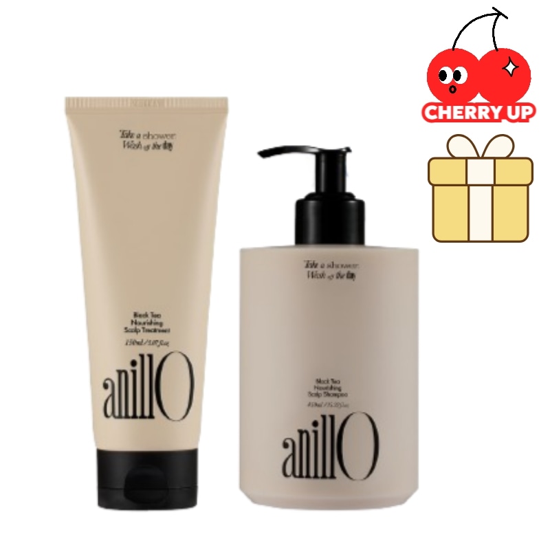 【特別セット】ブラックティー ナリッシング シャンプー450ml＆トリートメント150ml デュオセット頭皮ケア 保湿 コスメ ギフトセット 韓国シャンプー ノンシリコン 潤い ダメージケア 香り ス