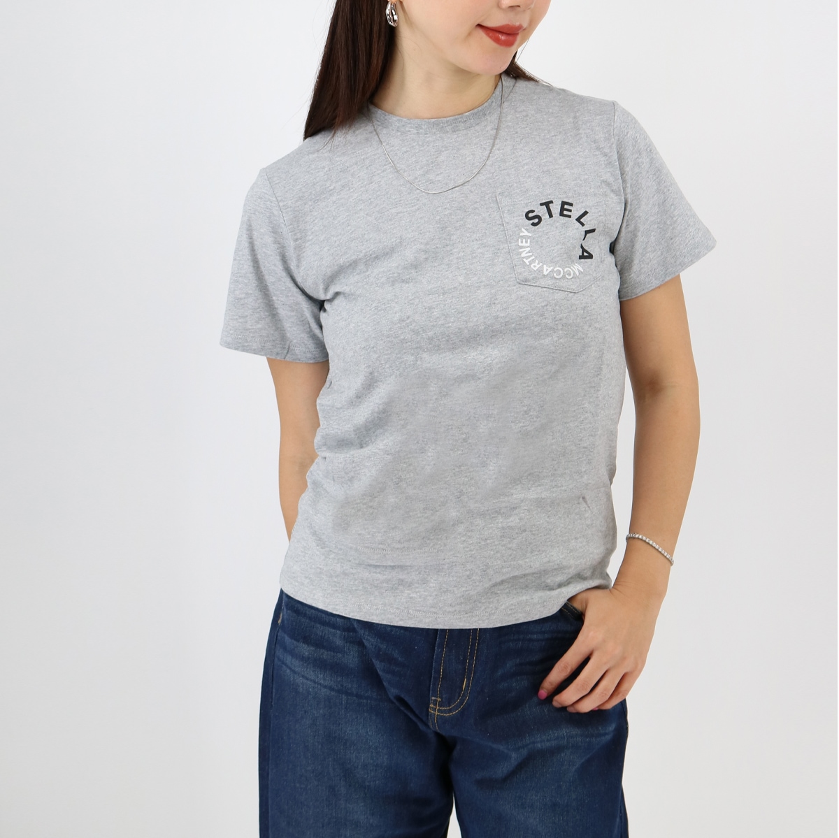 TV8P51 Z0434 大人もOK！ 半袖ロゴTシャツ 子供服 レディース ロゴ カットソ－ SS TEE ポケットロゴ ク