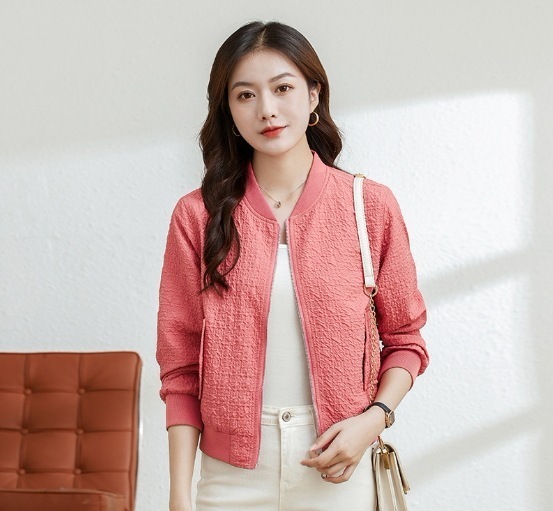 テクスチャ―ジャンパー テクスチャードジャンパー テクスチャ―ブルゾン テクスチャードブルゾン 白 黒 ストリート 韓国 レディース オルチャン ノーカラージャケット シャーベットカラー