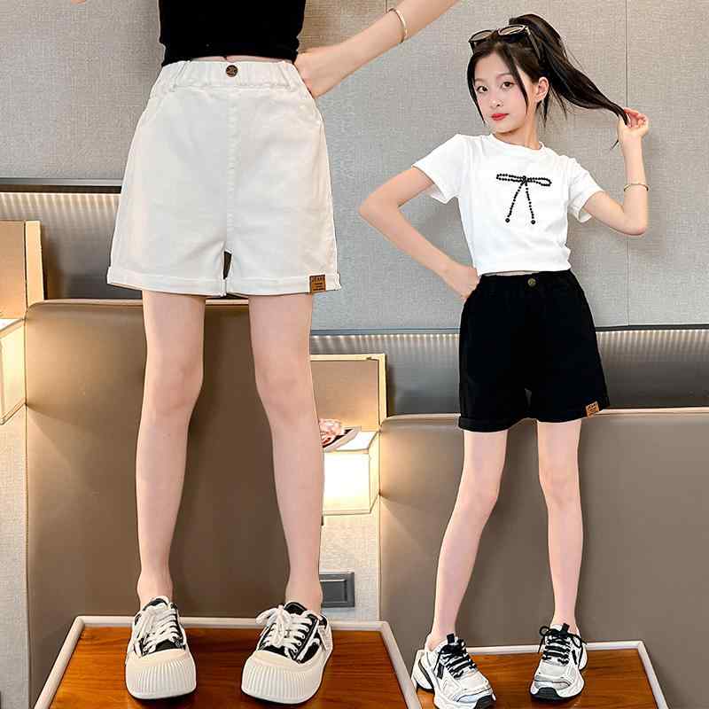 今すぐ購入キッズ ズボン 女の子 カジュアル おしゃれ パンツ 子供 夏 薄手 涼しい 服 韓国