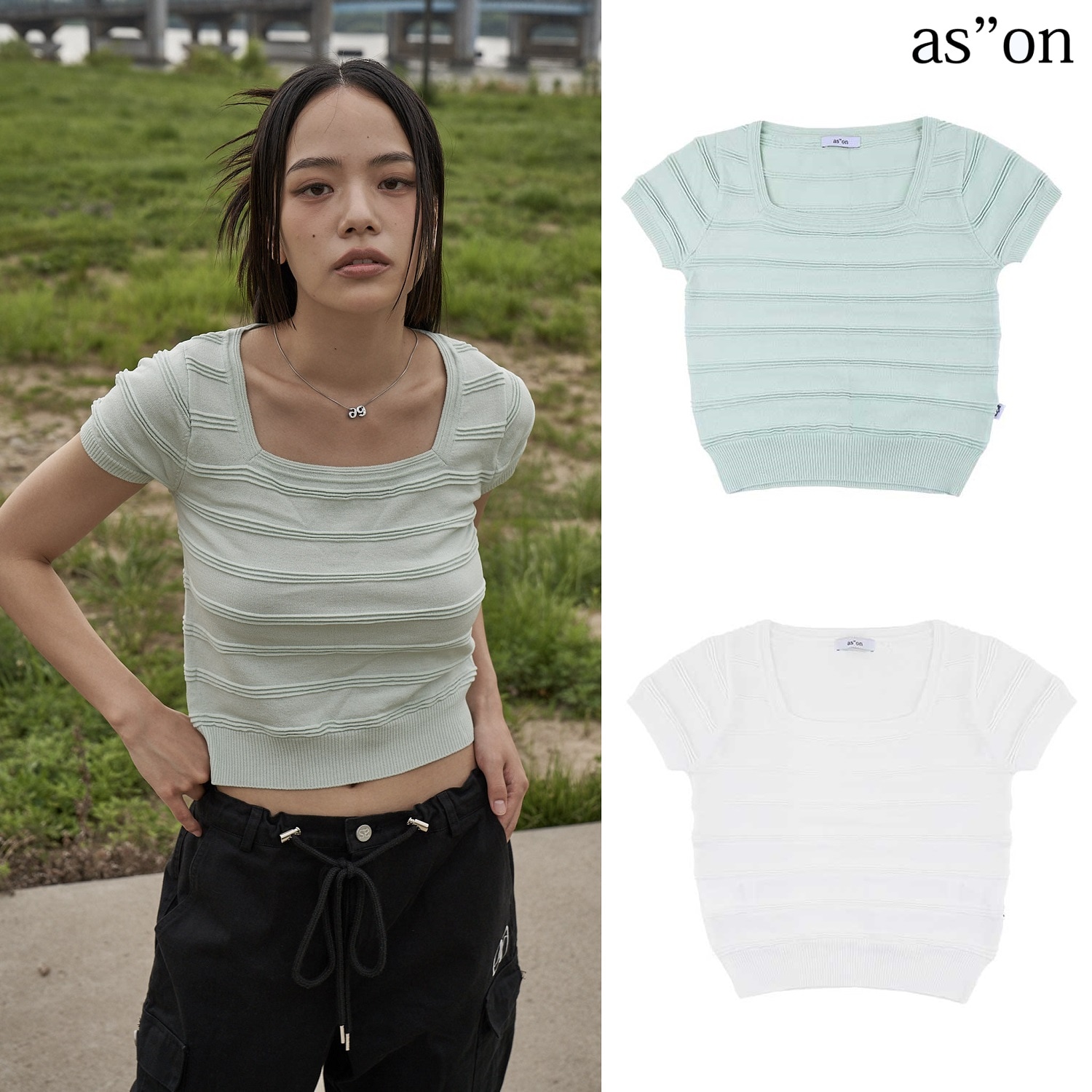 [as on] CITRUS HALF KNIT 2色 新商品 女性服 韓国ファッション 韓国人気 大学生 学生ファッション ストリートファッション 贈り物