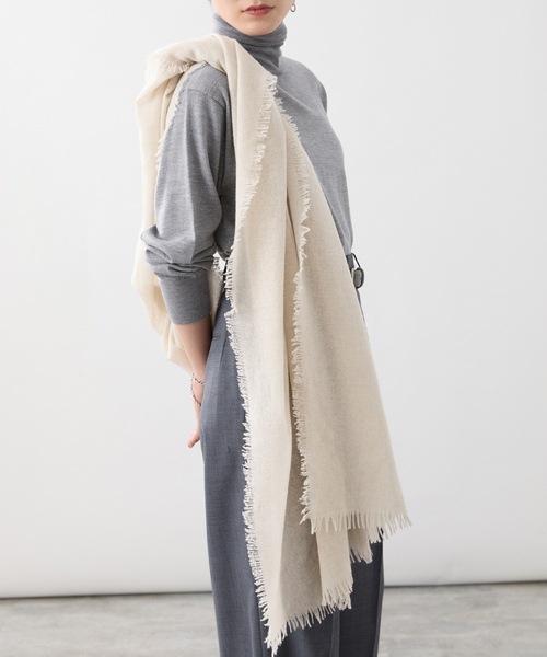 [最安値挑戦]ストール （アソースメレ） カシミヤマイクロバスケットストール レディース