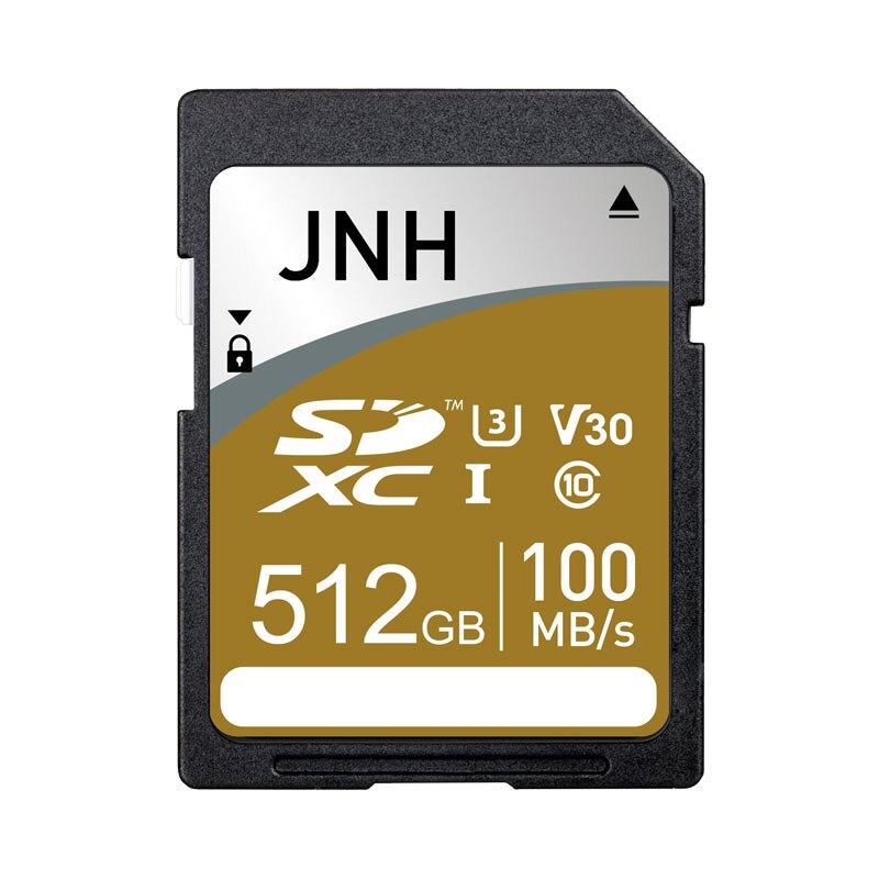 JNH SDXCカード 512GB R:100MB/s UHS-I U3 V30 4K 3年保証