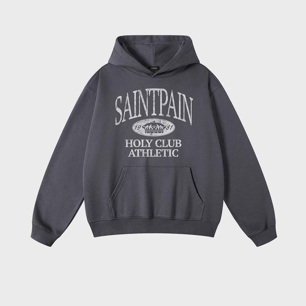 SP CROWN HEAVYWEIGHT OVERFIT HOODIE-NAVY
