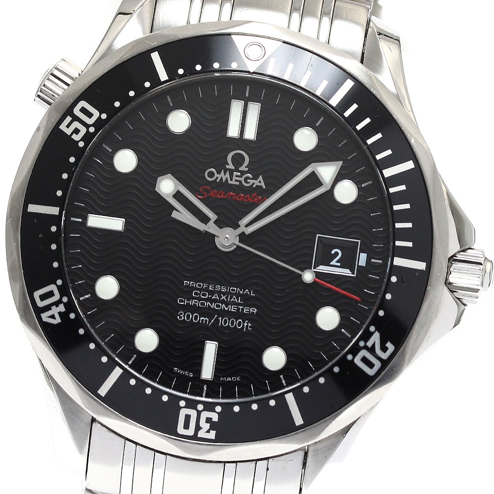 オメガ OMEGA 212.30.41.20.01.002 シーマスター300 コーアクシャル デイト 自動巻き メンズ _886683【中古】