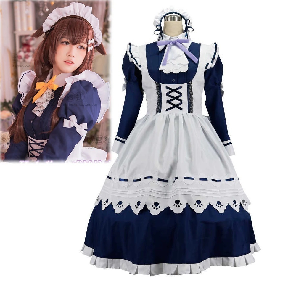 【一部分3日内出荷】コスプレ ハロウィン 変装 仮装 衣装 コスプレ メイド服 コラボ第5弾 MOLLY.ONLINE 戌神ころね vtuber イベント用品