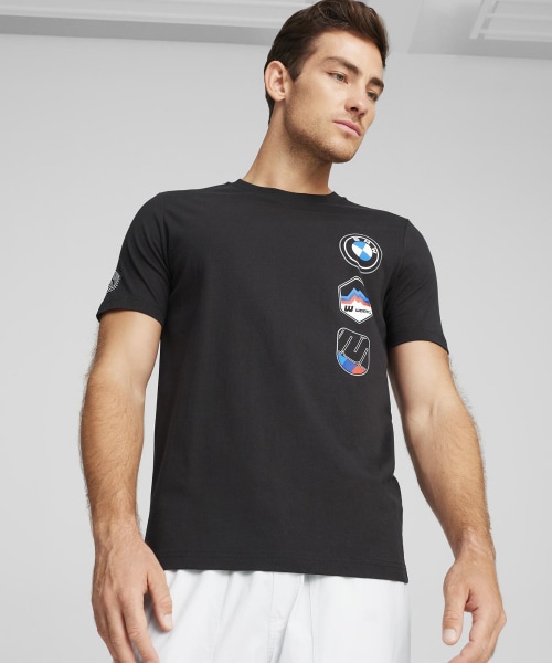 プーマ BMW MMS ガレージクルーグラフィックショートスリーブ Tシャツ-ブラック/ 625575-01