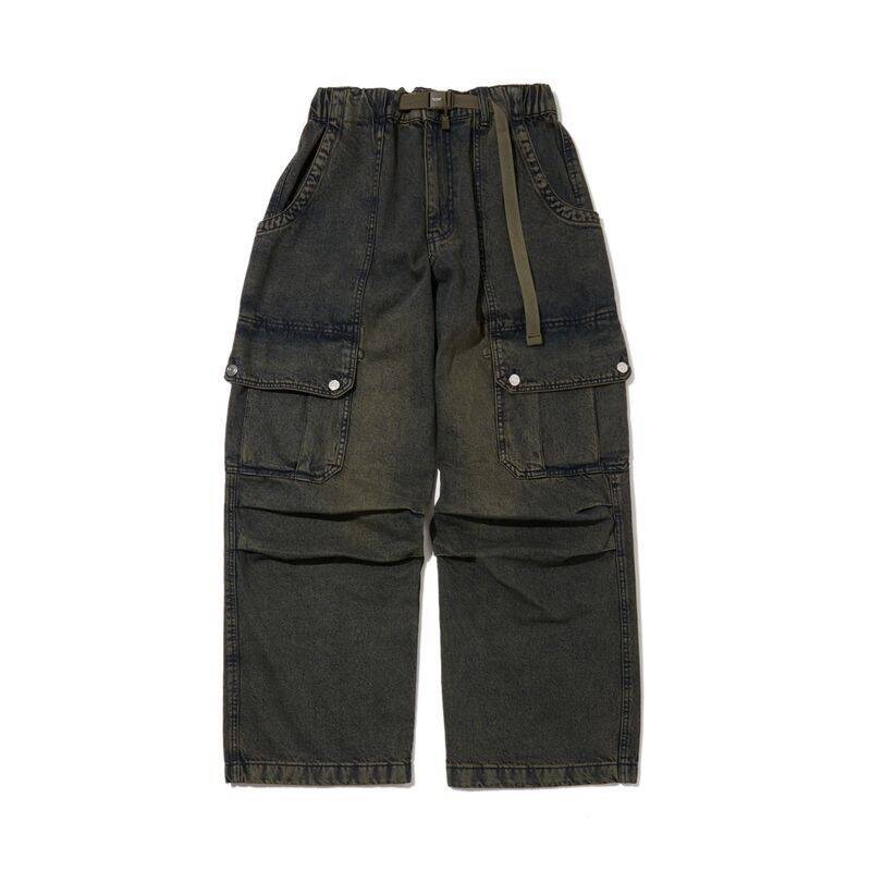 ペンフィールド PENFIELD ベルト付きガセットファティーグ ティンテッドジーンズ INDIGOFQ3WP50U