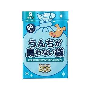 (まとめ)うんちが臭わない袋BOSペット用S90枚(×5セット)