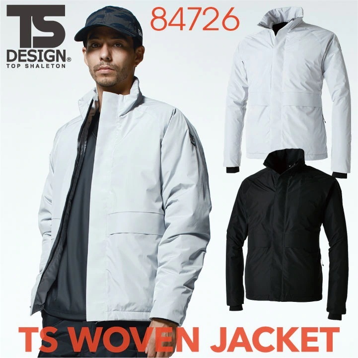 TS DESIGN WOVEN ストレッチ防風ジャケット 超軽量 ストレッチ 防風 高機能 TOWA ジャケット 秋冬 長袖 /tw-84726-b