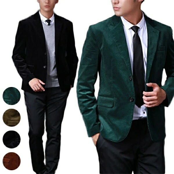 スーツジャケット メンズ ジャケット コールテン生地 紳士服 ２ボタン ビジネススーツ 秋冬ジャケット メンズアウター 大きいサイズ スリム 冬服 ブラック 無地 長袖 ビター系 S/M/L/XL/2