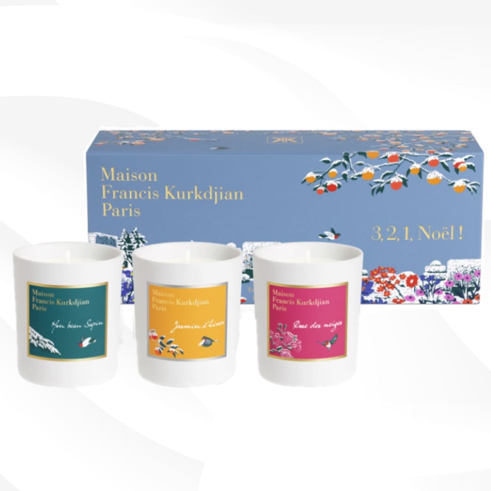 メゾンフランシスコジョントリオセンチッドキャンドルセット3x95gギフト包装