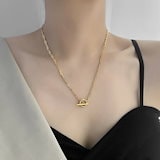 正規品 純正ショッパー付き ペアネックレス マセラティ シンプル 正規品 純正ショッパー付き ペアネックレス マセラティ チェーン