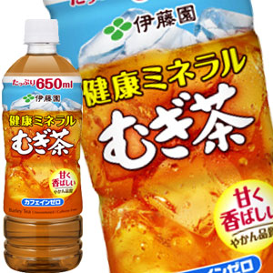 伊藤園 健康ミネラルむぎ茶 650mlPET48本[24本2箱]【34営業日以内に出荷】 麦茶