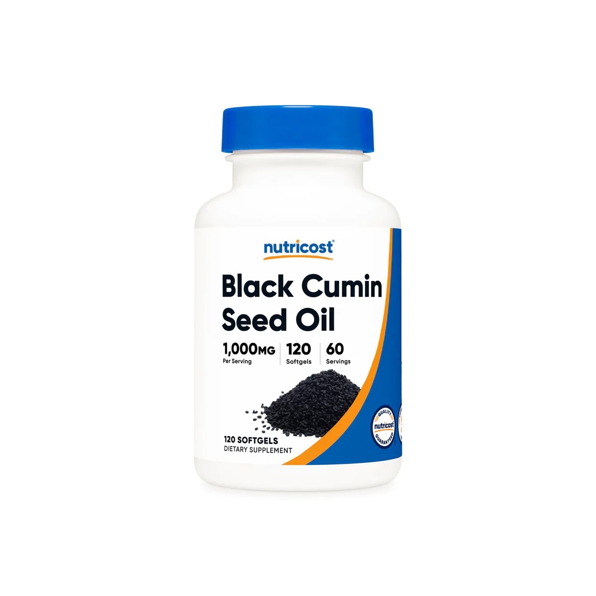 [USA] Nutricost ニュートリコストブラッククミンシートオイル1000mg120ソフトジェル