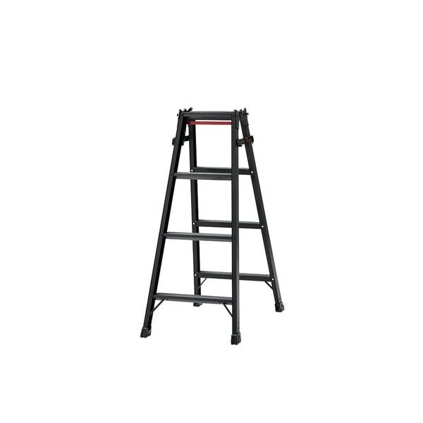 長谷川工業 RHB-12 ブラックレーベル [ステップ幅広兼用脚立 4尺] メーカー直送