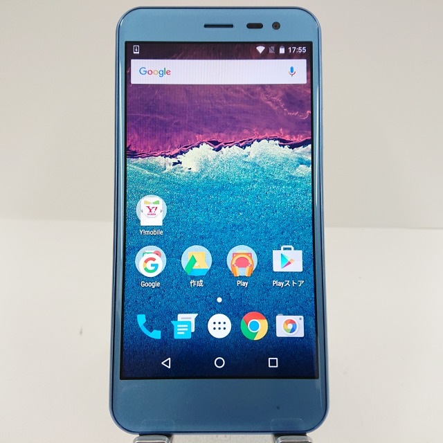 Android One 507SH Y!mobile スモーキーブルー 送料無料 本体 c08299