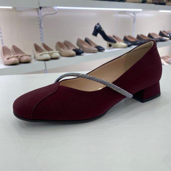 女性用フラットパンプス PFEHFP588WI HSPH4A GN