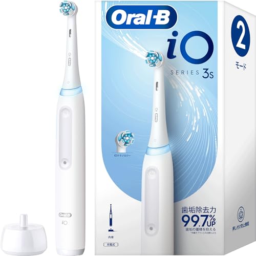 ブラウン 電動歯ブラシ オーラルB iO3S iOG31A60WT クワイトホワイト 【Amazon.co.jp 限定】