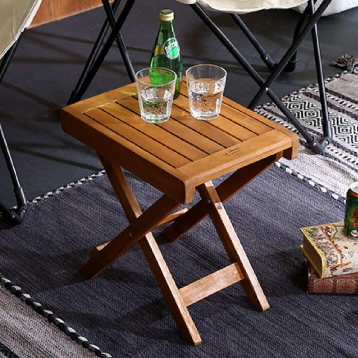 アウトドアテーブル フォールディングテーブル ハブル 折りたたみ アウトドア テーブル レジャーテーブル ピクニックテーブル おりたたみ式 収納袋 収納 トートバッグ BBQ キャンプ