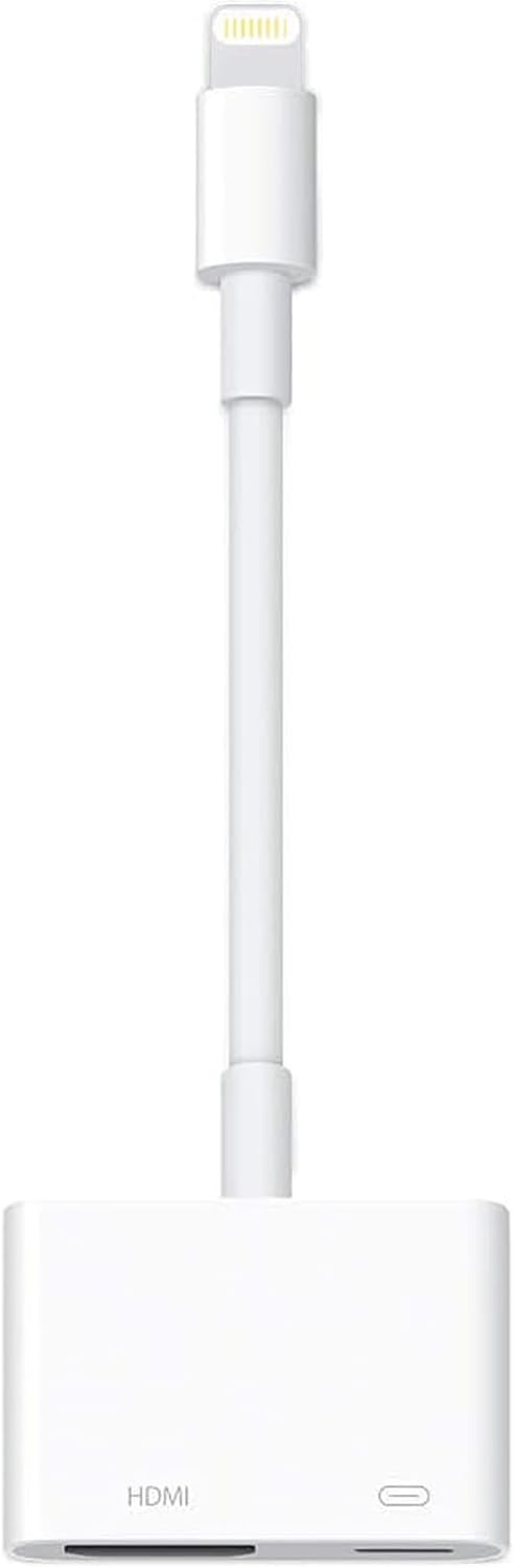 Lightning to HDMI アダプタ (iPhone 用)[Apple MFi 認定] デジタル AV ドングル1080P Sync スクリーン ケーブル (iPhone 用)iPad