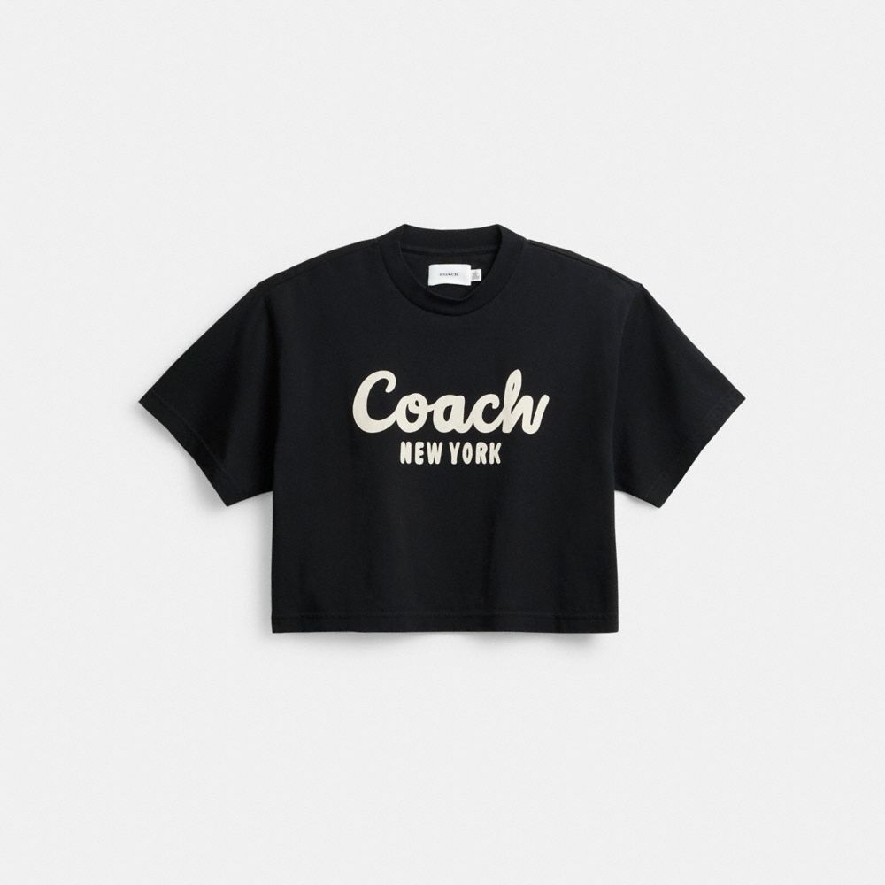 新品未使用】COACH コーチ Tシャツ Sサイズ 黒 - メルカリ
