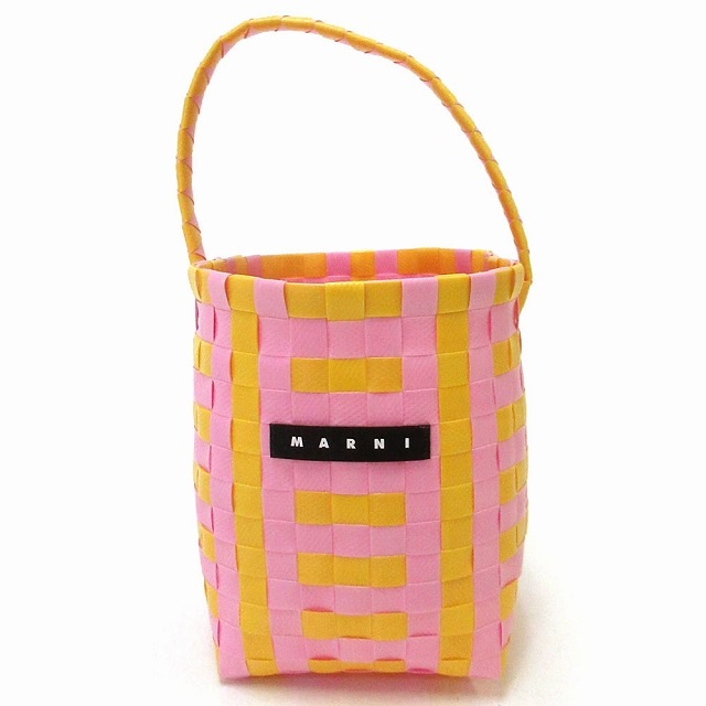 MARNI マルニ バッグ バスケット ポッドキッドバッグ ハンドバッグ ミニバッグ 編み込みバッグ かごバッグ マルチカラー M00332 M00IW 0M213
