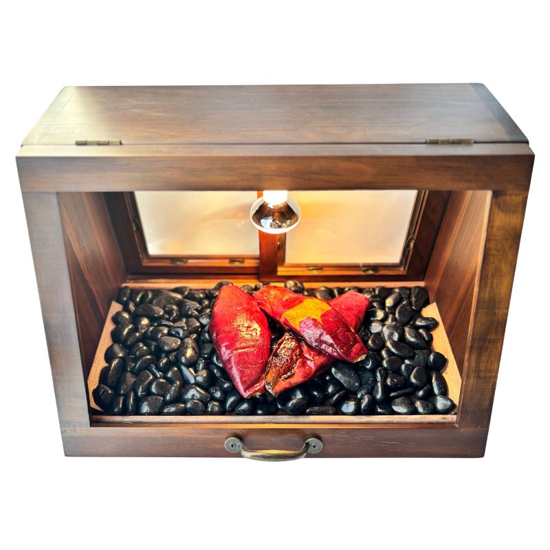 ホットショーケース ディスプレイケース 保温ショーケース 焼き芋ショーケース