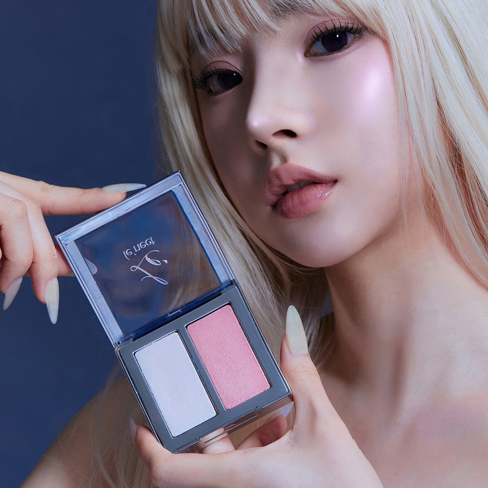 オーロラデュアルハイライター 7.2g / ポイントメイク / 大人気アイテム / フェアリービーム / ピンクスパークル / ツヤメイク / 透き通る輝き / ピンクビーム / うるツヤ /キラキラ