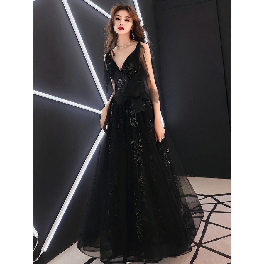 カラードレス 安い 花嫁 イブニングドレス ロング パーティードレス 演奏会 フォーマル 結婚式 ワ