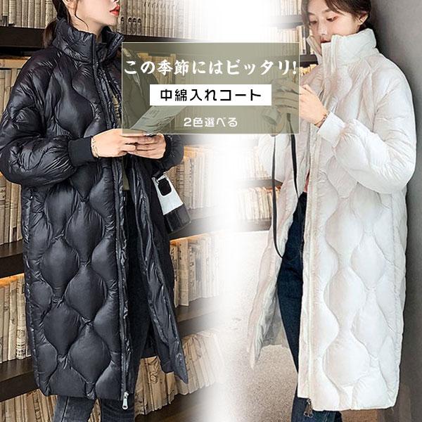 品質いいな品コートレディース中綿防寒ロング軽量冬パーカーダウンコートアウターフード付き秋中綿入り暖かい防風大きいサイズ通勤