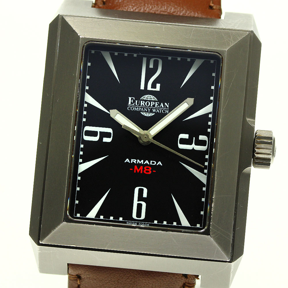 【ECW】ヨーロピアン・カンパニー・ウォッチ アルマダ ミディアム AM8TT3851 自動巻き メンズ_734659【中古】